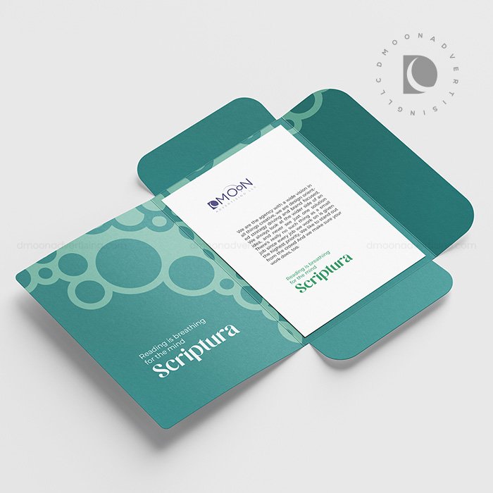 Custom Die Cut Folder